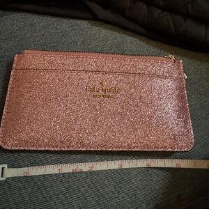 Kate Spade Rose Glitter Wallet